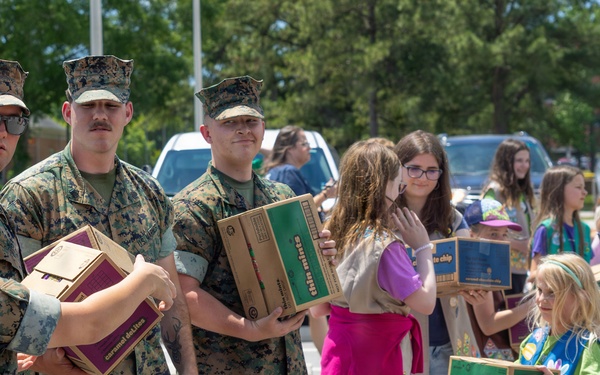 Operation Cookie Drop Visits MCAS Cherry Point