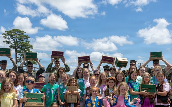 Operation Cookie Drop Visits MCAS Cherry Point