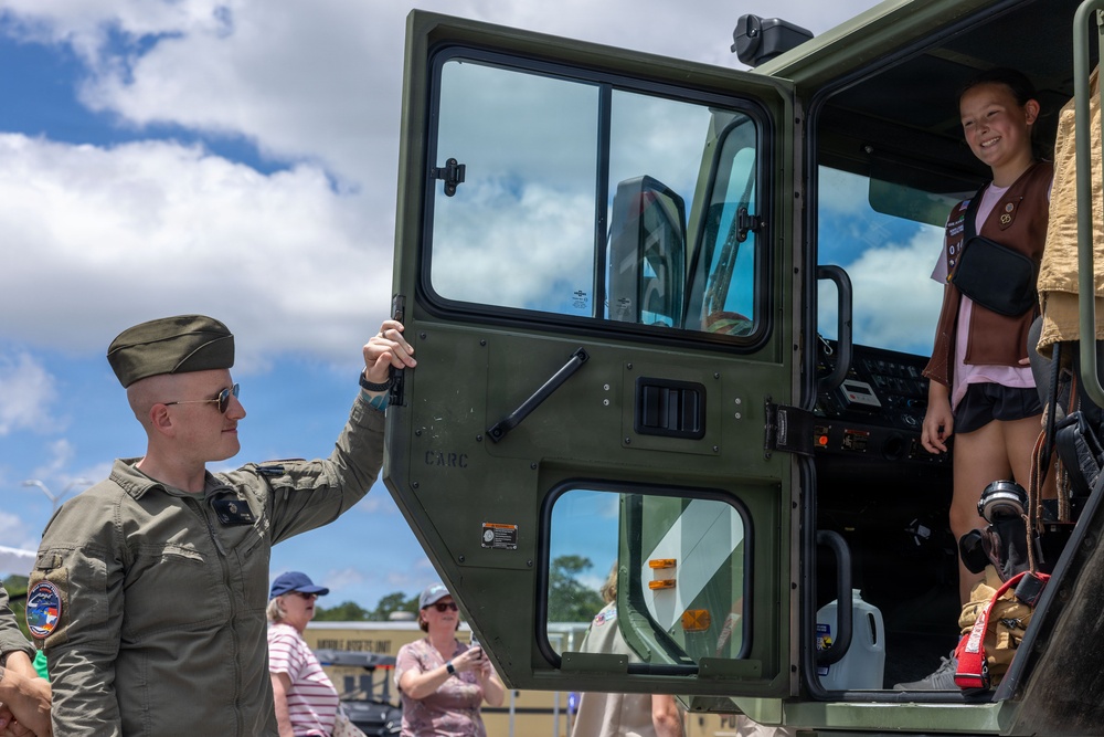 Operation Cookie Drop Visits MCAS Cherry Point