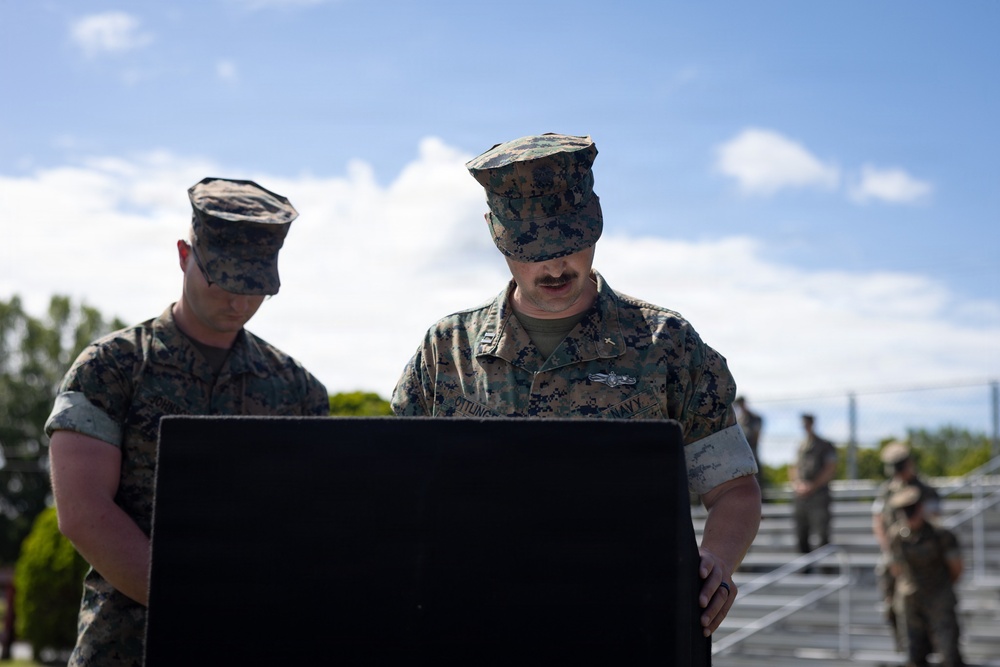 Combat Logistics Battalion 22 Change of Command Ceremony