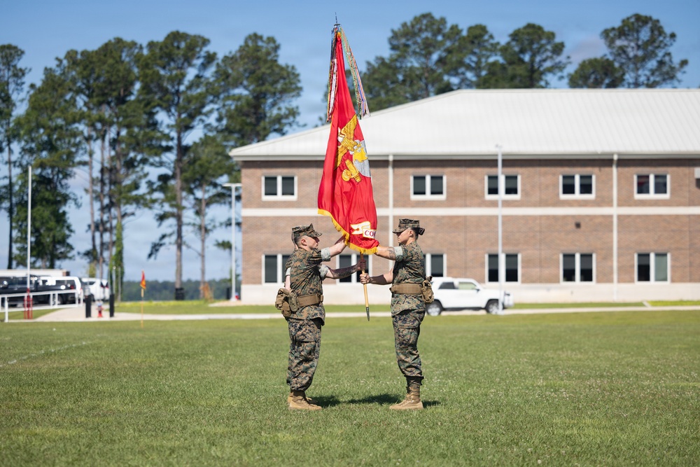 Combat Logistics Battalion 22 Change of Command Ceremony