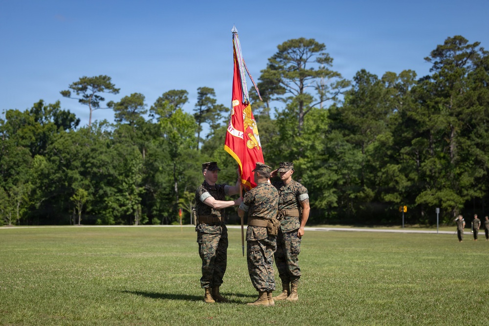 Combat Logistics Battalion 22 Change of Command Ceremony