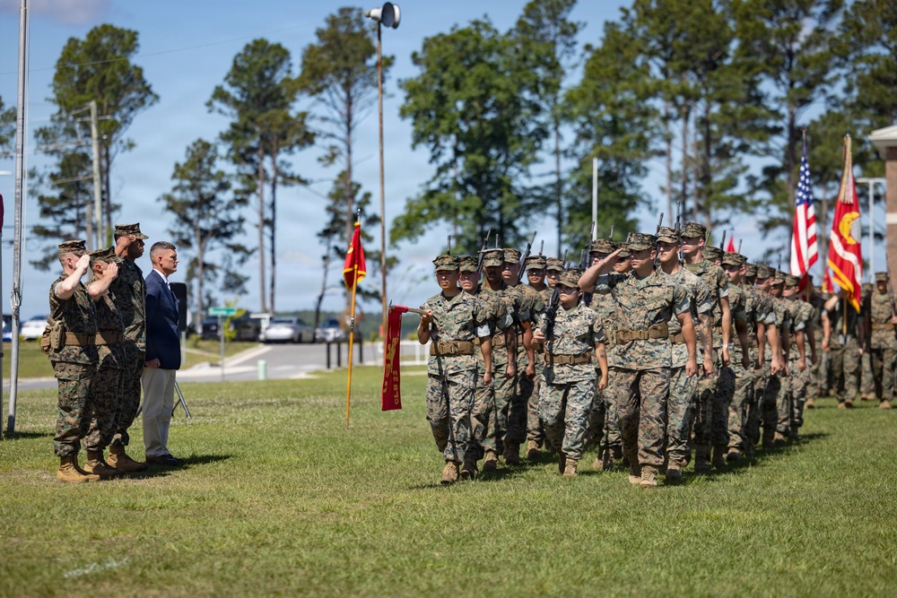 Combat Logistics Battalion 22 Change of Command Ceremony