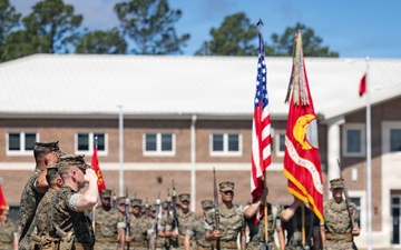 Combat Logistics Battalion 22 Change of Command Ceremony
