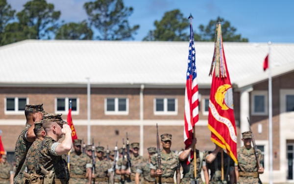 Combat Logistics Battalion 22 Change of Command Ceremony