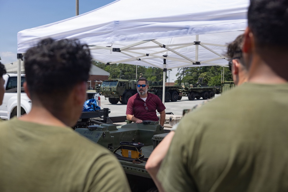 U.S. Marines at Camp Lejeune Field Test UGV Technology