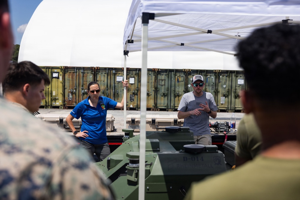 U.S. Marines at Camp Lejeune Field Test UGV Technology