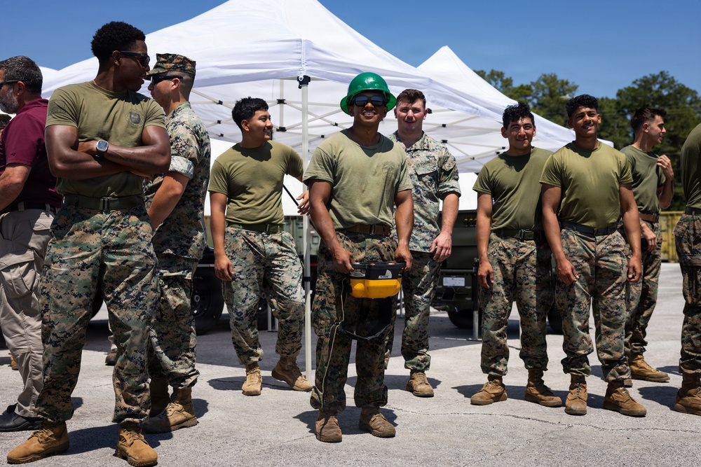 U.S. Marines at Camp Lejeune Field Test UGV Technology