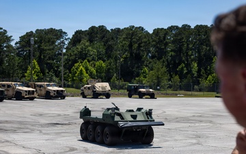 U.S. Marines at Camp Lejeune Field Test UGV Technology