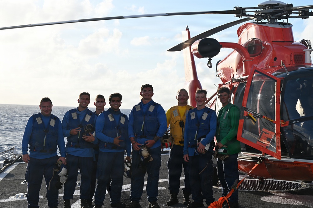 USCGC Mohawk completes flight training ahead of America 250 events