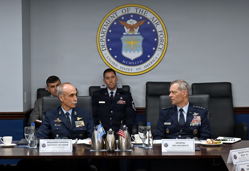 CSAF Argentina Air Chief Pentagon CPV