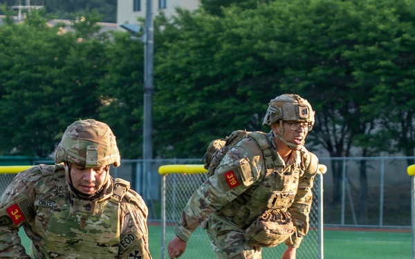 E3B Soldiers Endure EPFA Test at Camp Casey
