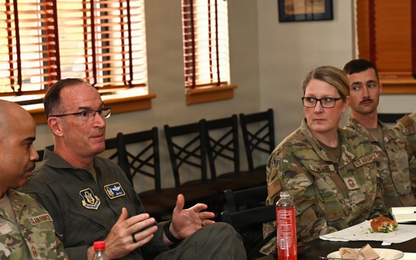 AFRC leadership visits Dyess Air Force Base