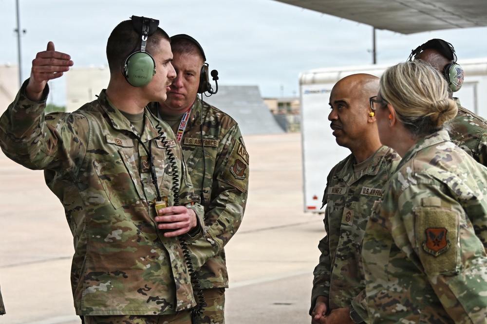 AFRC leadership visits Dyess Air Force Base