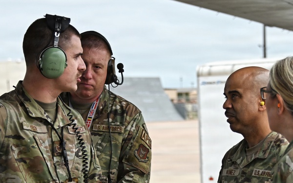 AFRC leadership visits Dyess Air Force Base