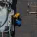 Abraham Lincoln Conducts Maintenance on the Flight Deck