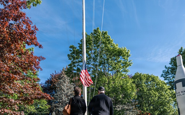 PNSY Retire Flag Mark Wheeler