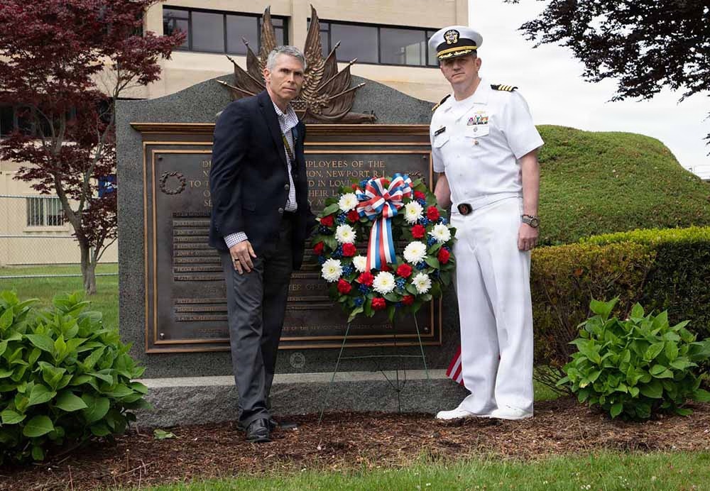NUWC Division Newport hosts Memorial Day ceremony honoring 34 deaths in the line of duty