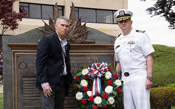 NUWC Division Newport hosts Memorial Day ceremony honoring 34 deaths in the line of duty