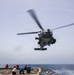 USS Rafael Peralta Helicopter in-flight Refueling