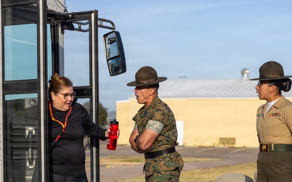 Educators and Community Influences from across Albuquerque, New Mexico and Texas visit MCRD San Diego