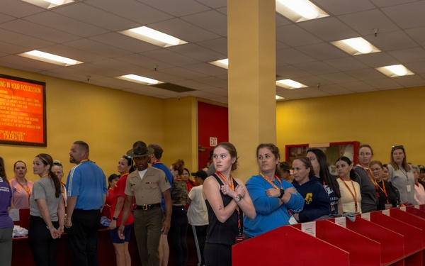 Educators and Community Influences from across Albuquerque, New Mexico and Texas visit MCRD San Diego