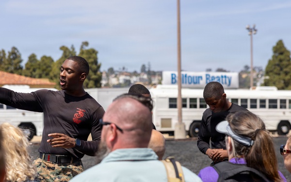 Educators and Community Influences from across Albuquerque, New Mexico and Texas visit MCRD San Diego