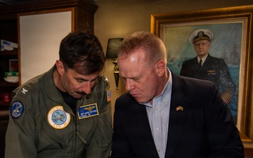 Suriname Government and Military Officials Visit USS Nimitz