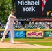 NAVSUP WSS Commander Throws First Pitch for Harrisburg Senators Baseball Team