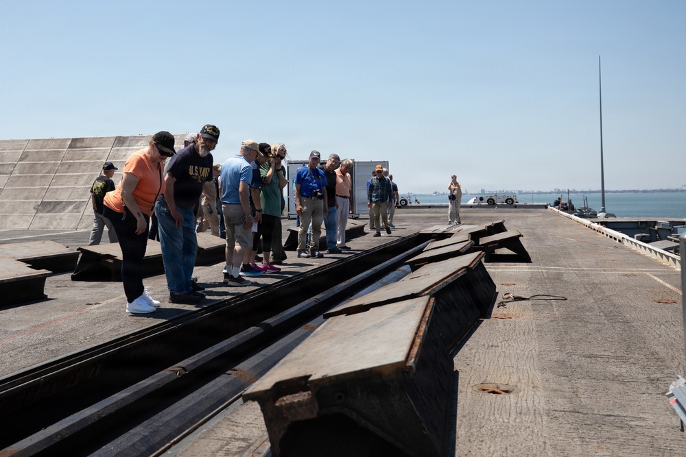 IKE is pierside at Naval Station Norfolk
