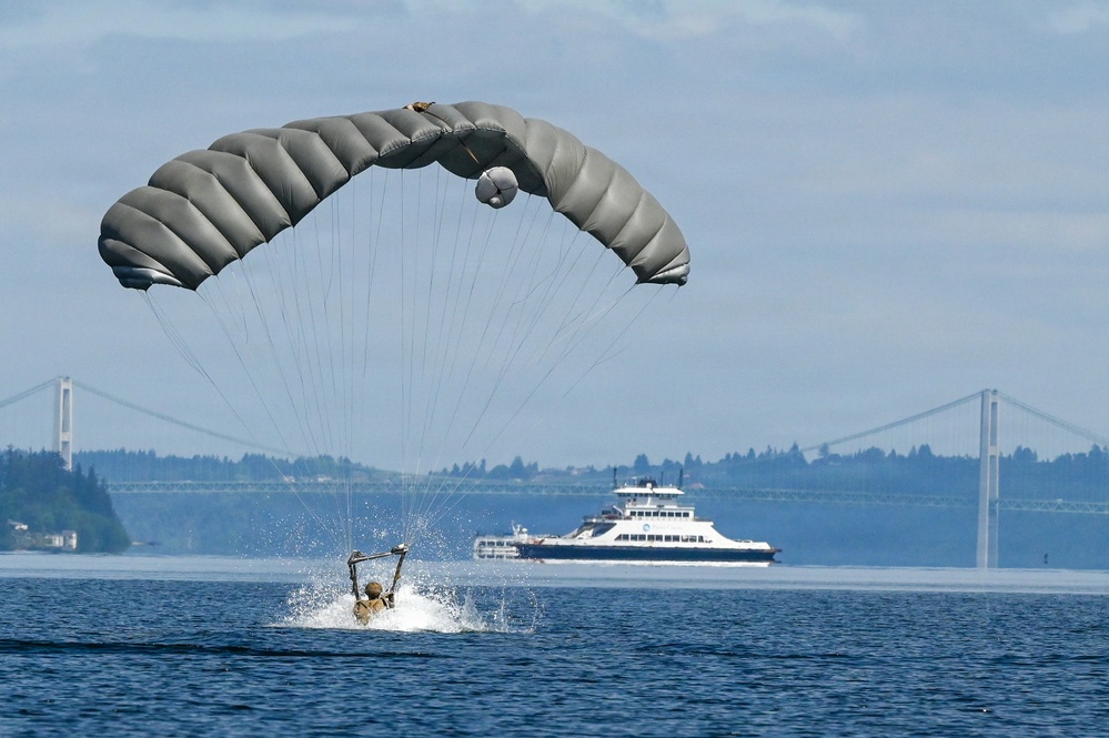 U.S. Air Force Special Operations Command Water Jump Training