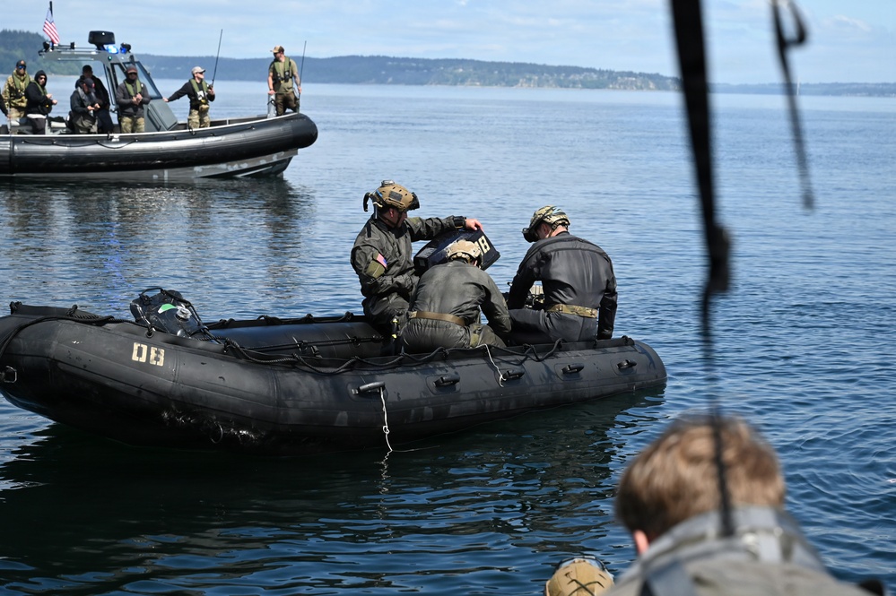 U.S. Air Force Special Operations Command Water Jump Training