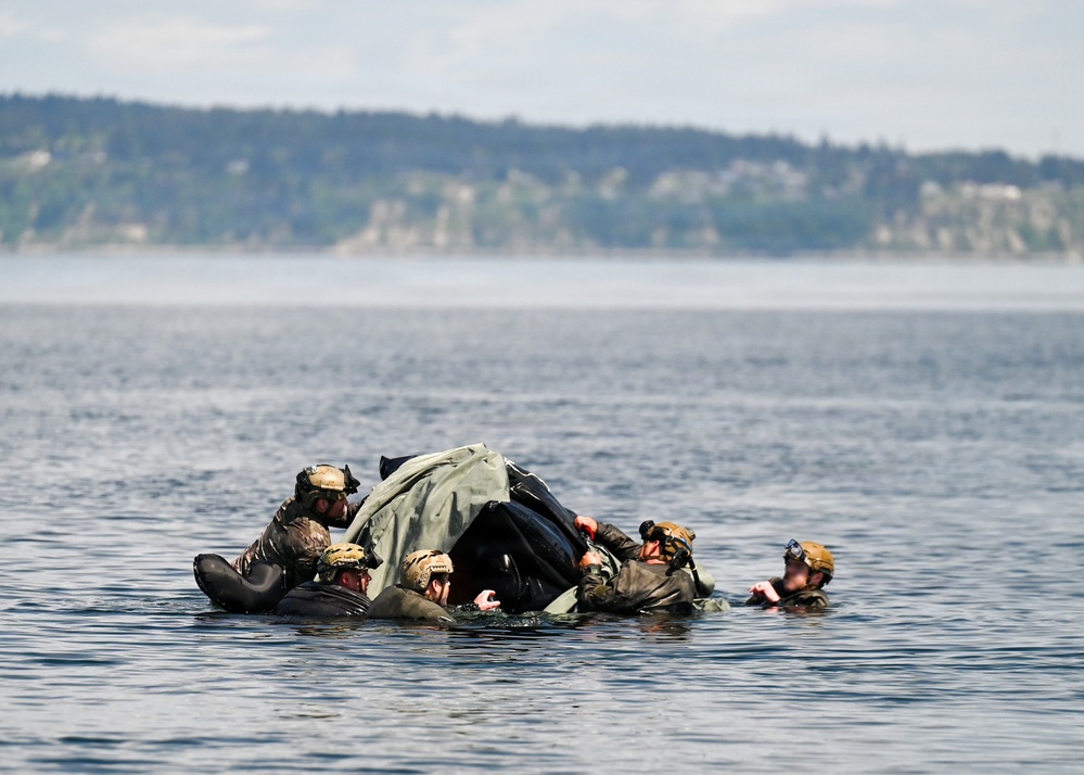 U.S. Air Force Special Operations Command Water Jump Training