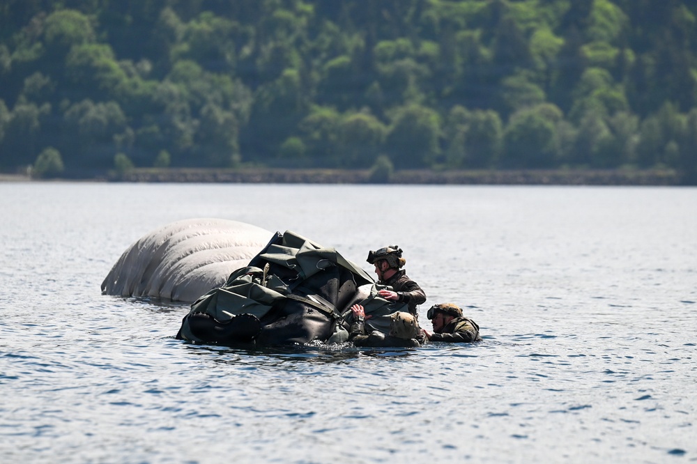U.S. Air Force Special Operations Command Water Jump Training