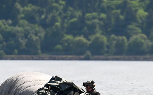 U.S. Air Force Special Operations Command Water Jump Training