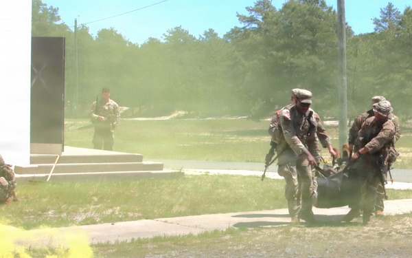 2-108th Infantry Squad Evacuates Casualty Under Concealment at JB MDL