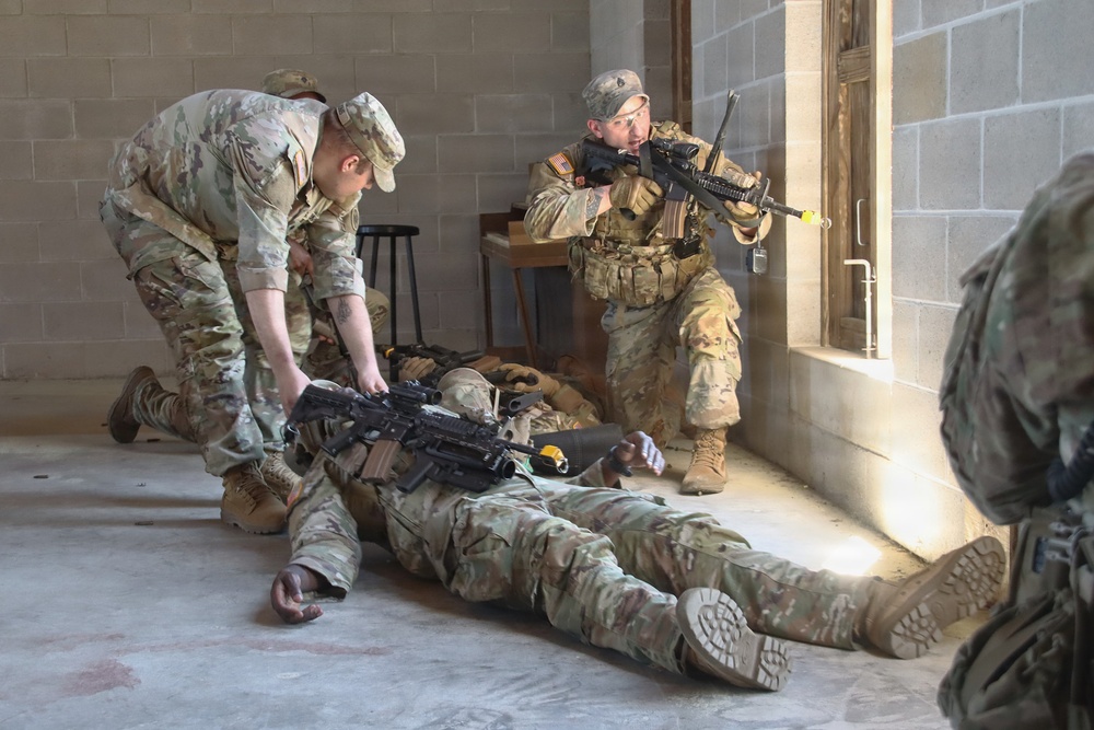 2-108th Infantry Medic Renders Aid During Training at JB MDL