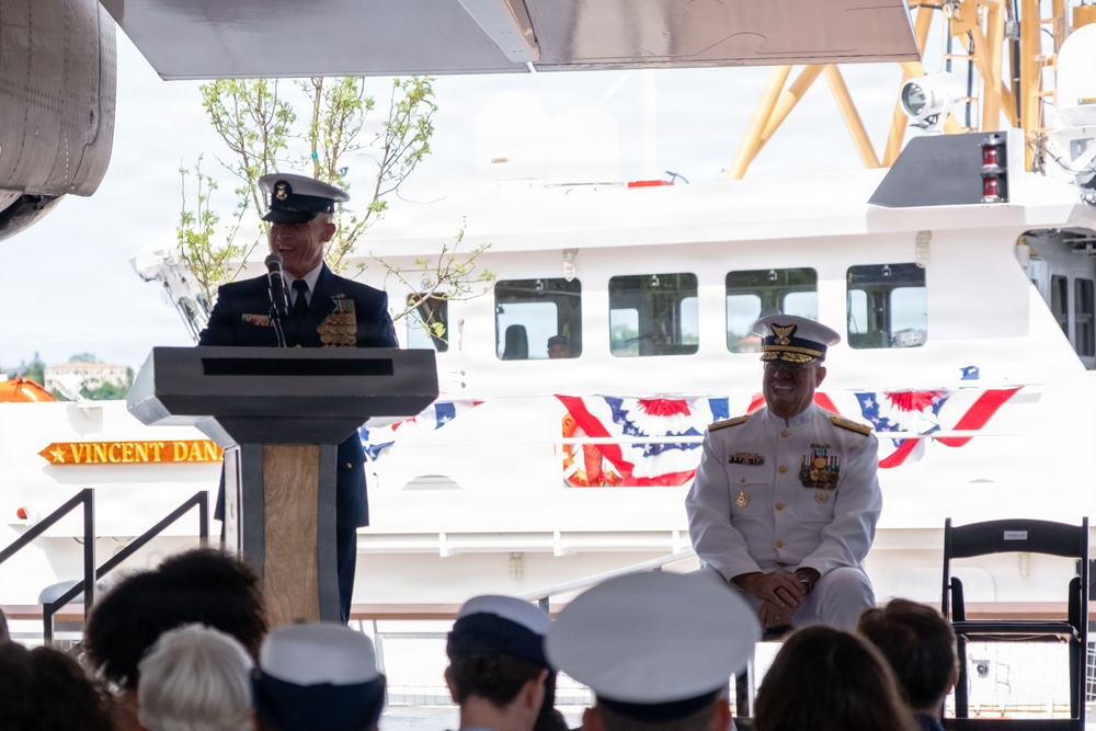 U.S. Coast Guard Cutter Vincent Danz Commissioning