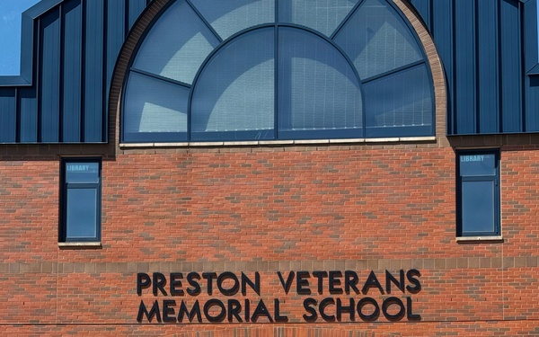 Navy Band Northeast’s Pops Ensemble Performs at Preston Veterans Memorial School in Preston, Connecticut for an afternoon celebrating America’s 250th anniversary.