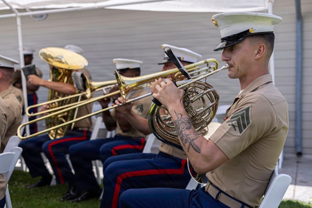 Marine Band San Diego Performs at Southwestern Yacht Club Opening Day Ceremony