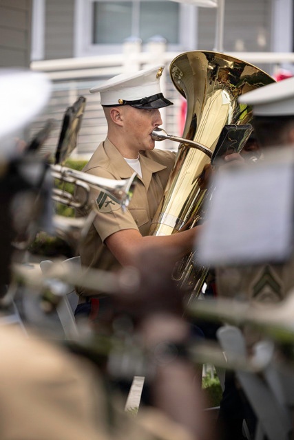 Marine Band San Diego Performs at Southwestern Yacht Club Opening Day Ceremony