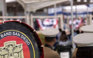 Marine Band San Diego Performs at Southwestern Yacht Club Opening Day Ceremony