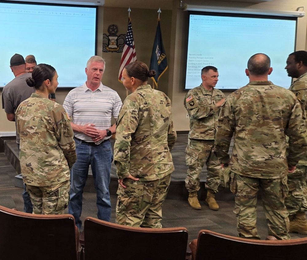 Barracks Stakeholder Meeting provides information, updates to Soldiers living on Fort Bragg