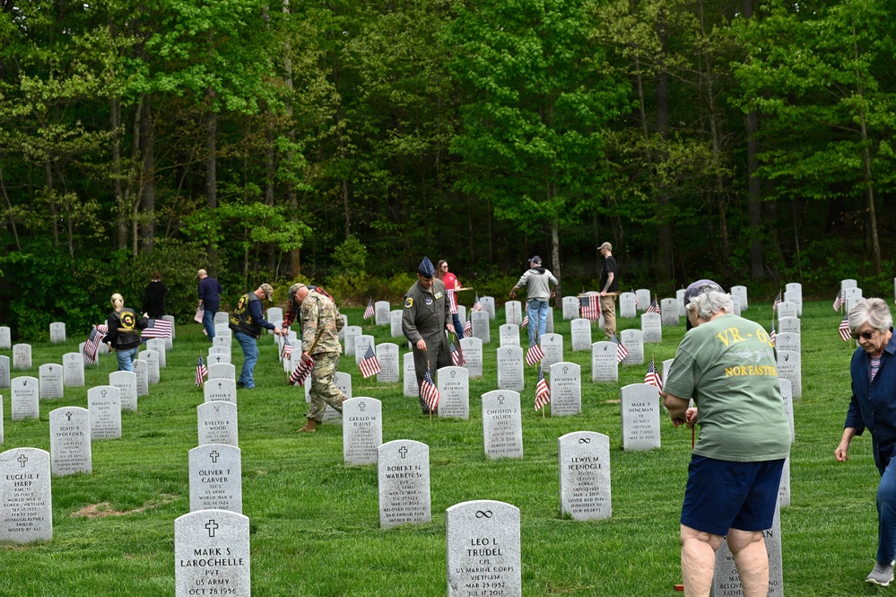 Flags In New Hampshire Veterans Cemetery 2026