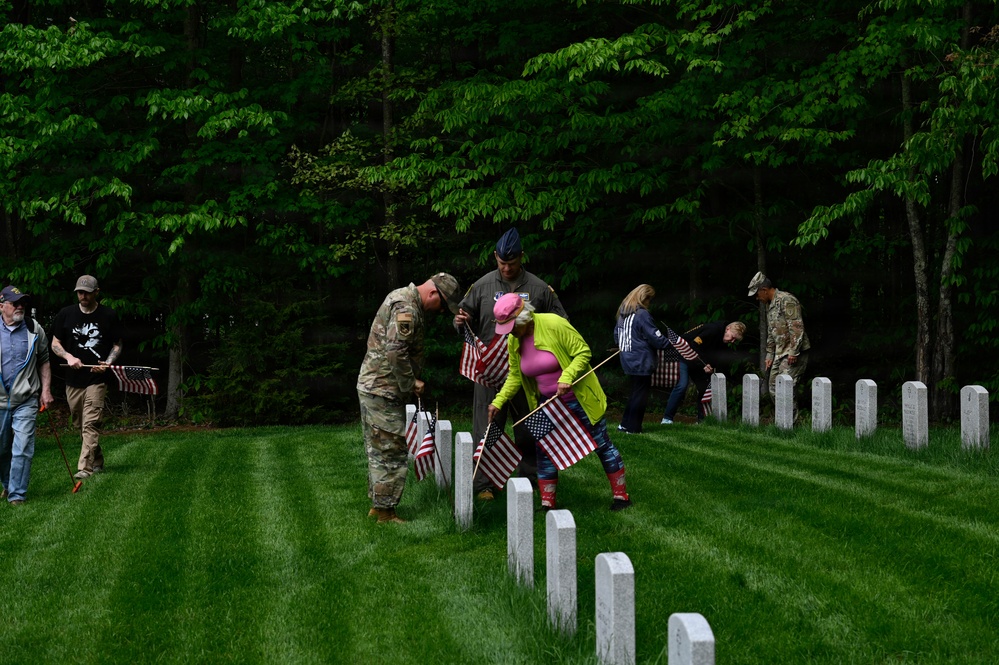 Flags In New Hampshire Veterans Cemetery 2026