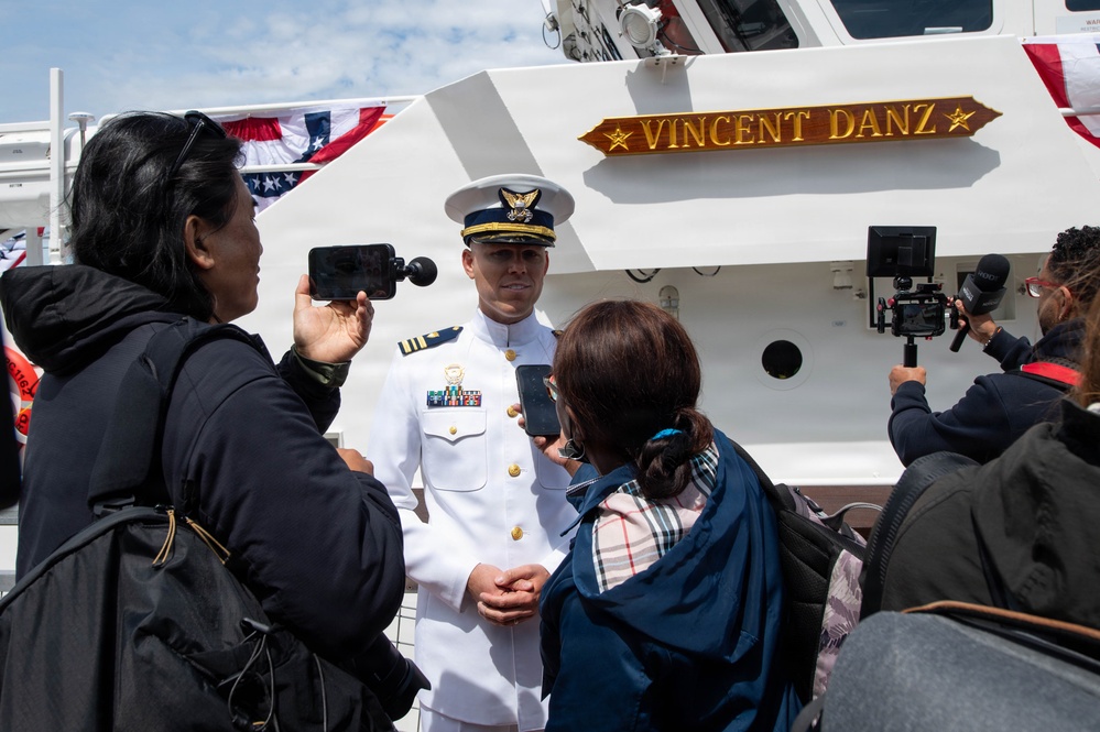 U.S.  Coast Guard Cutter Vincent Danz Commissioning