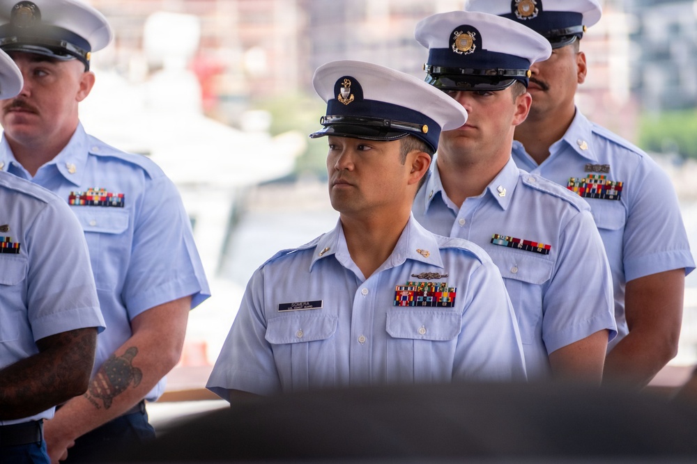 U.S. Coast Guard Cutter Vincent Danz Commissioning