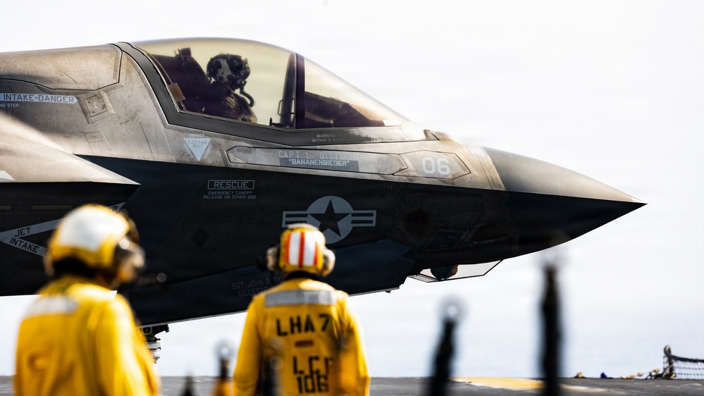 31st MEU | USS Tripoli conducts flight operations