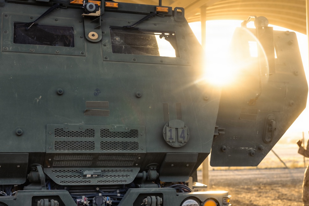 U.S. Marines depart to training positions