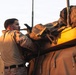 U.S. Marines depart to training positions